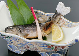 岩魚の塩焼き