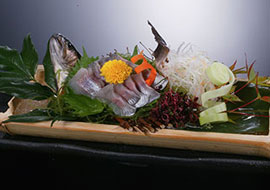 岩魚の姿造り